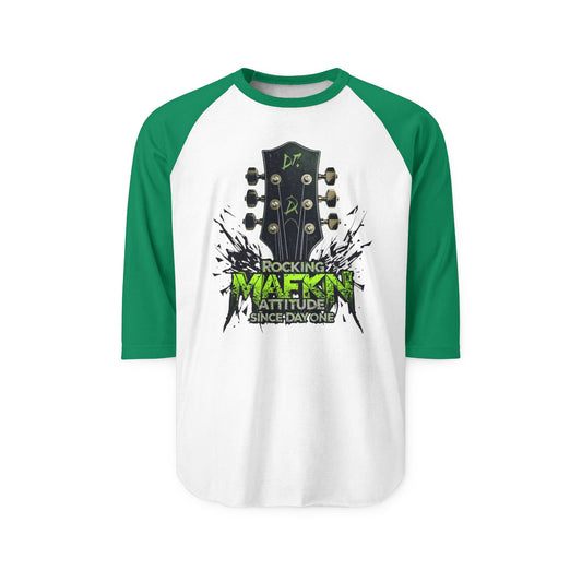 Rocking MaFKN Attitude Since Day One Raglan Shirt | Music Tee | Band Merch | Gift for Musicians | Festival Outfit | Music Lover