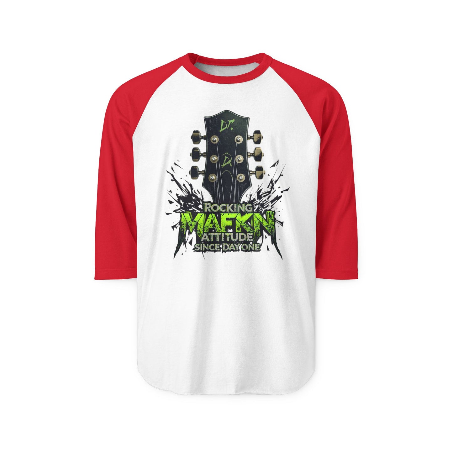 Rocking MaFKN Attitude Since Day One Raglan Shirt | Music Tee | Band Merch | Gift for Musicians | Festival Outfit | Music Lover