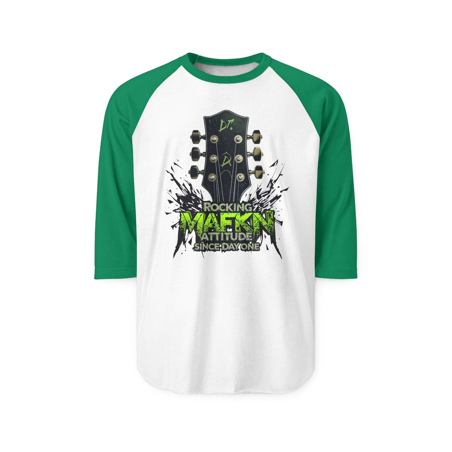 Rocking MaFKN Attitude Since Day One Raglan Shirt | Music Tee | Band Merch | Gift for Musicians | Festival Outfit | Music Lover