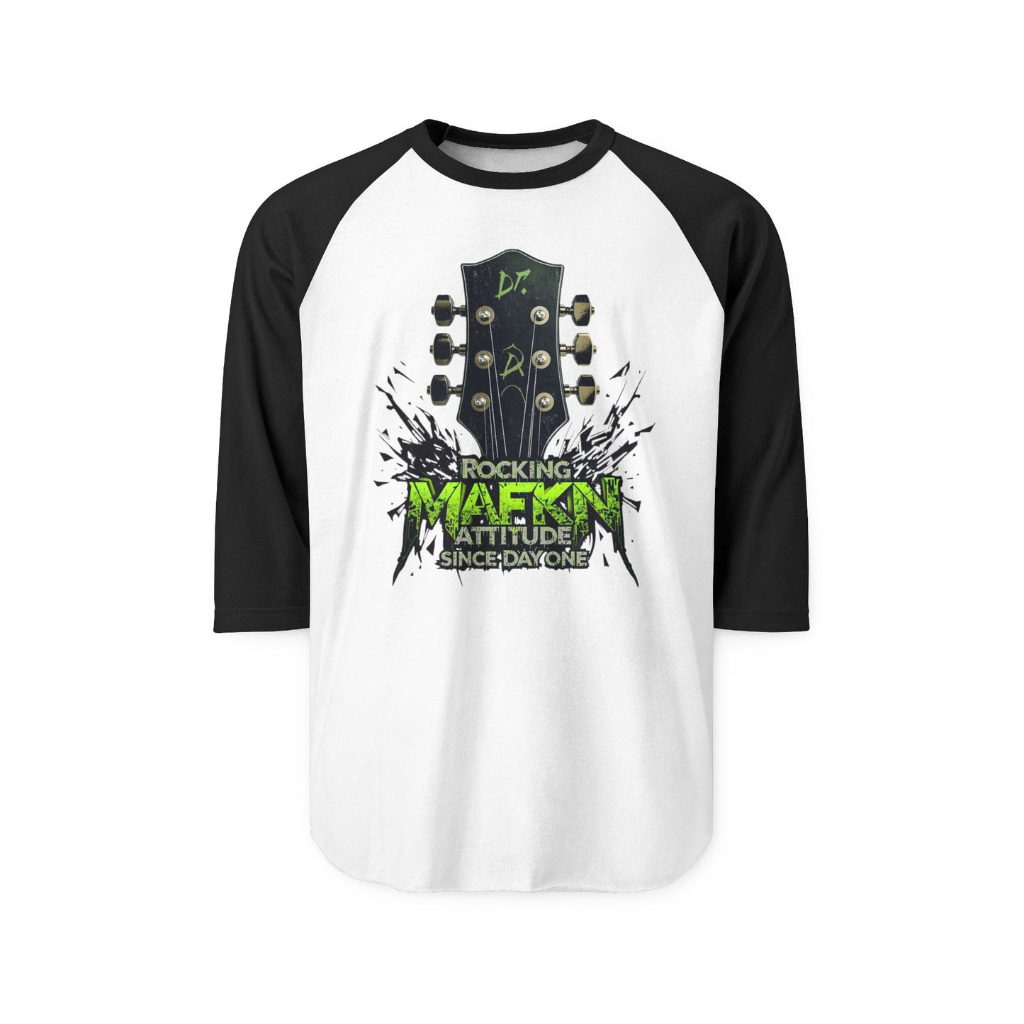 Rocking MaFKN Attitude Since Day One Raglan Shirt | Music Tee | Band Merch | Gift for Musicians | Festival Outfit | Music Lover