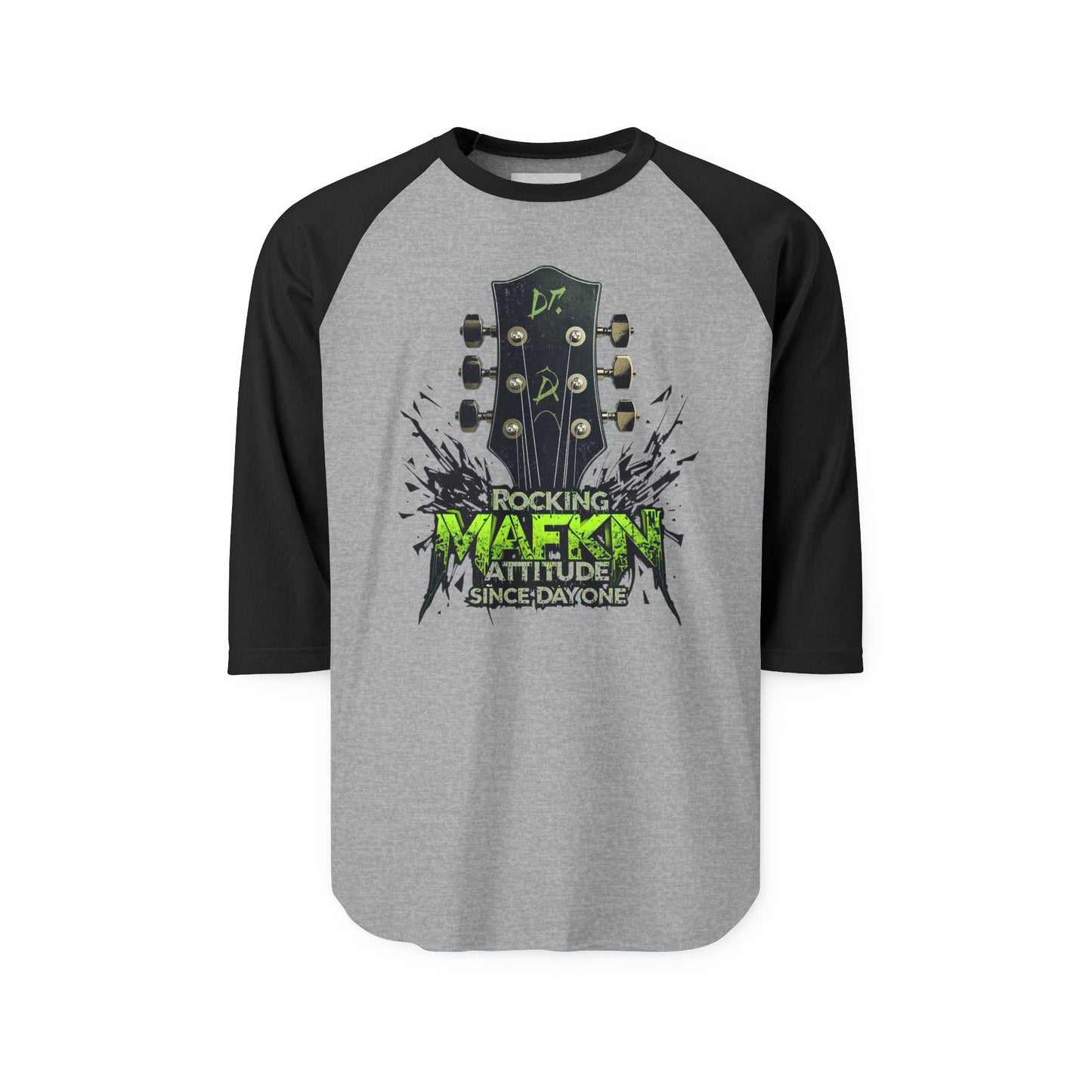 Rocking MaFKN Attitude Since Day One Raglan Shirt | Music Tee | Band Merch | Gift for Musicians | Festival Outfit | Music Lover