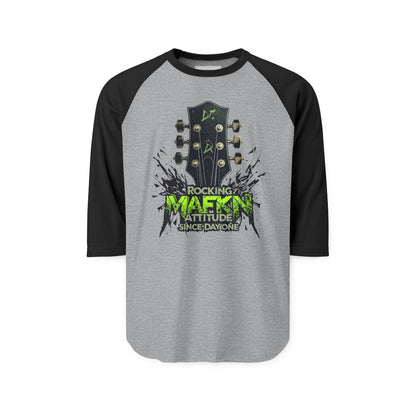 Rocking MaFKN Attitude Since Day One Raglan Shirt | Music Tee | Band Merch | Gift for Musicians | Festival Outfit | Music Lover