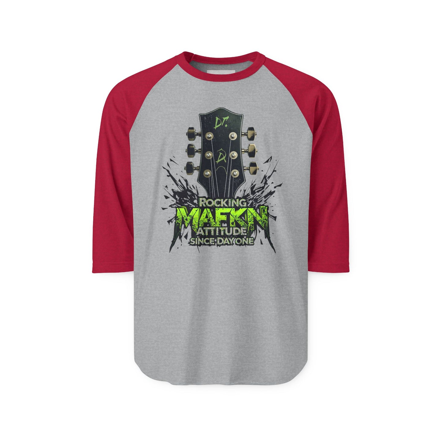 Rocking MaFKN Attitude Since Day One Raglan Shirt | Music Tee | Band Merch | Gift for Musicians | Festival Outfit | Music Lover