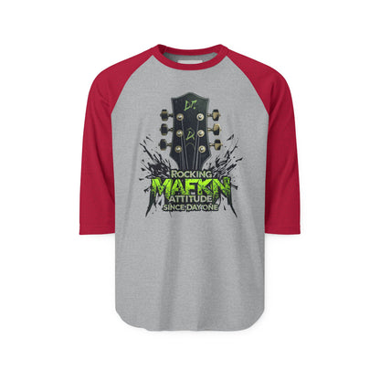 Rocking MaFKN Attitude Since Day One Raglan Shirt | Music Tee | Band Merch | Gift for Musicians | Festival Outfit | Music Lover