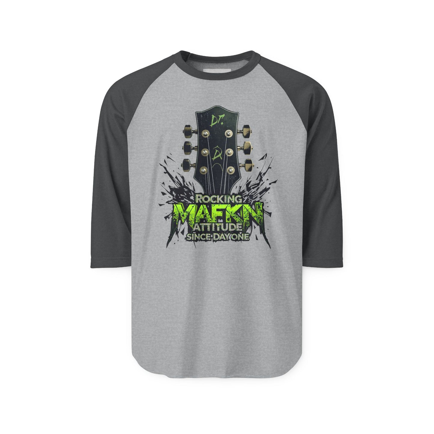 Rocking MaFKN Attitude Since Day One Raglan Shirt | Music Tee | Band Merch | Gift for Musicians | Festival Outfit | Music Lover