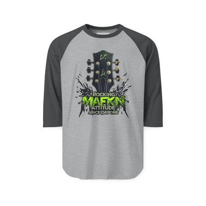 Rocking MaFKN Attitude Since Day One Raglan Shirt | Music Tee | Band Merch | Gift for Musicians | Festival Outfit | Music Lover