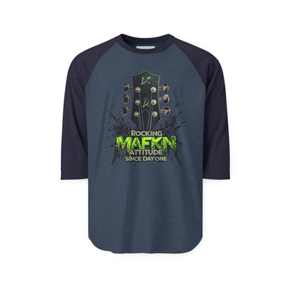 Rocking MaFKN Attitude Since Day One Raglan Shirt | Music Tee | Band Merch | Gift for Musicians | Festival Outfit | Music Lover